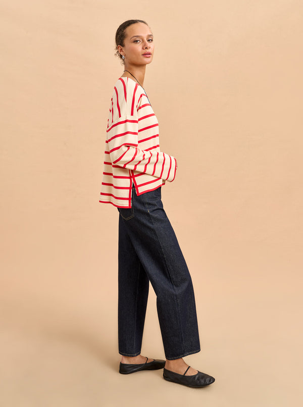 La Ligne Long Sleeve Breton Tee