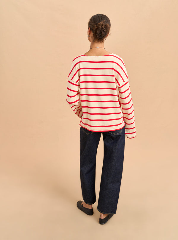 La Ligne Long Sleeve Breton Tee
