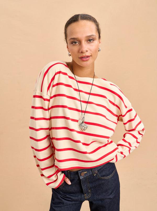 La Ligne Long Sleeve Breton Tee
