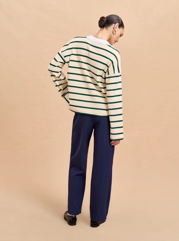 La Ligne Long Sleeve Breton Tee