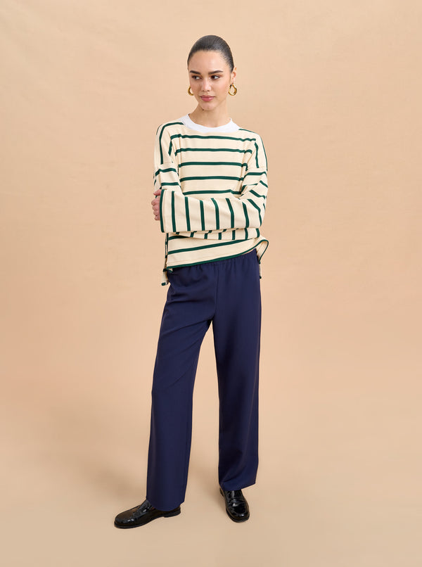 la ligne Long Sleeve Breton Tee