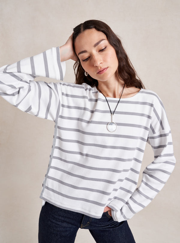 la ligne Long Sleeve Breton Tee