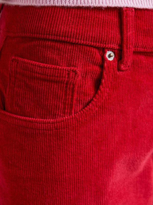 La Ligne Marilyn Mid-Rise Barrel Corduroy Pant