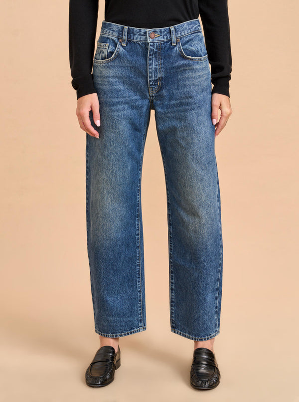 La Ligne Marilyn Mid-Rise Barrel Jean