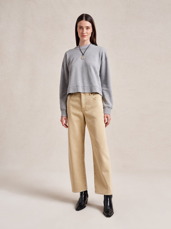 La Ligne Marilyn Mid-Rise Barrel Jean