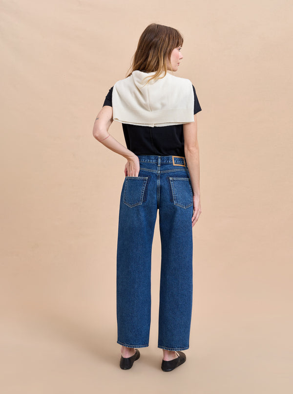 La Ligne Marilyn Mid-Rise Barrel Jean