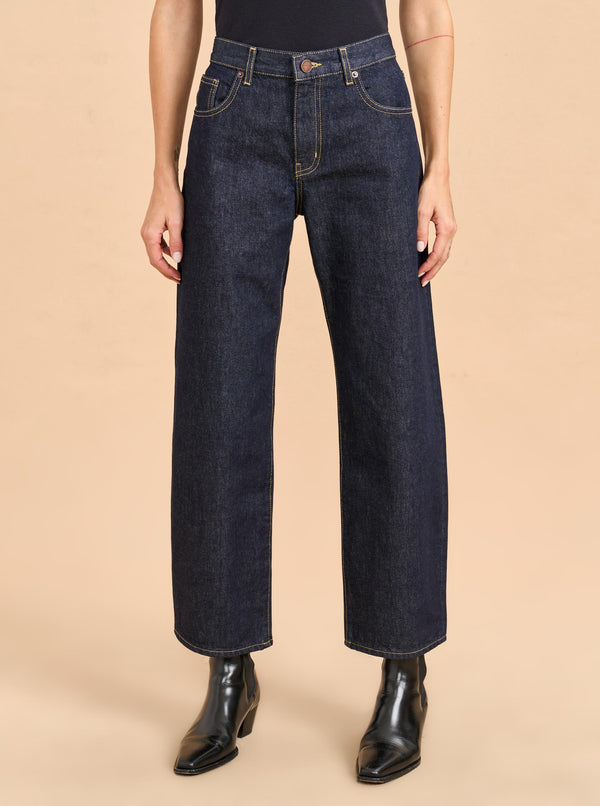 La Ligne Marilyn Mid-Rise Barrel Jean