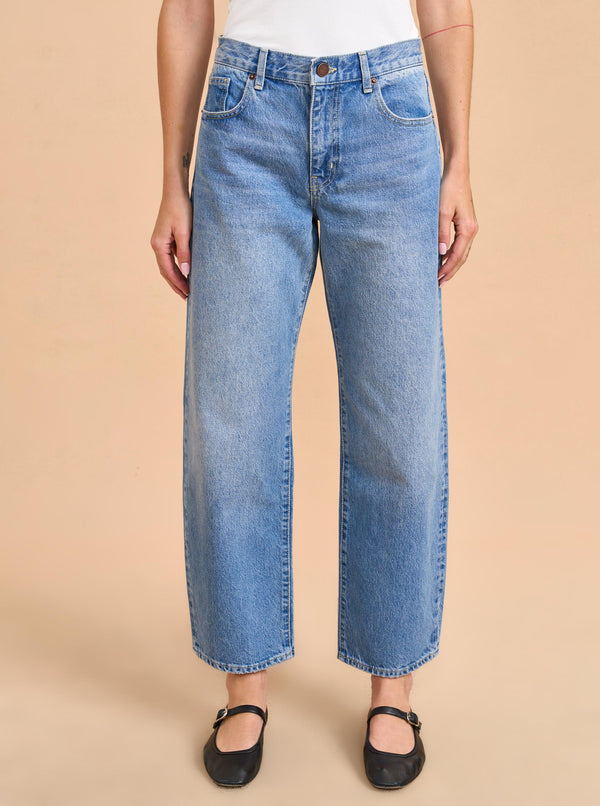 La Ligne Marilyn Mid-Rise Barrel Jean