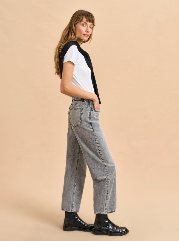 La Ligne Marilyn Mid-Rise Barrel Jean