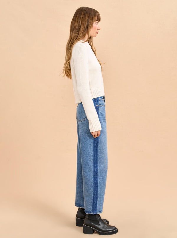 La Ligne Marilyn Mid-Rise Barrel Jean