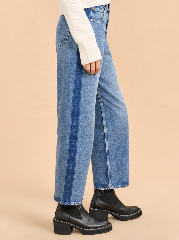 La Ligne Marilyn Mid-Rise Barrel Jean