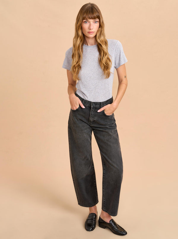 La Ligne Marilyn Mid-Rise Barrel Jean
