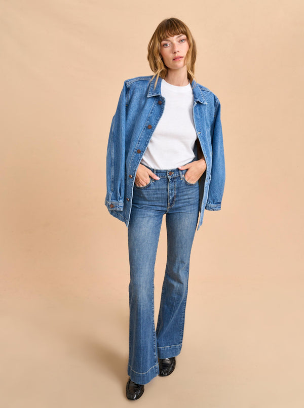 La Ligne Mer High-Rise Flare Jean