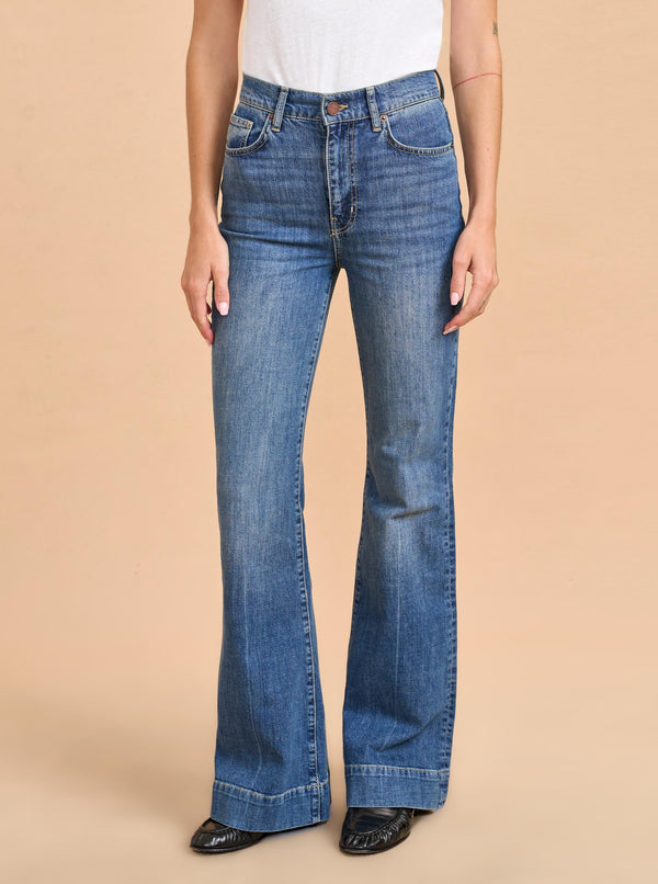 La Ligne Mer High-Rise Flare Jean