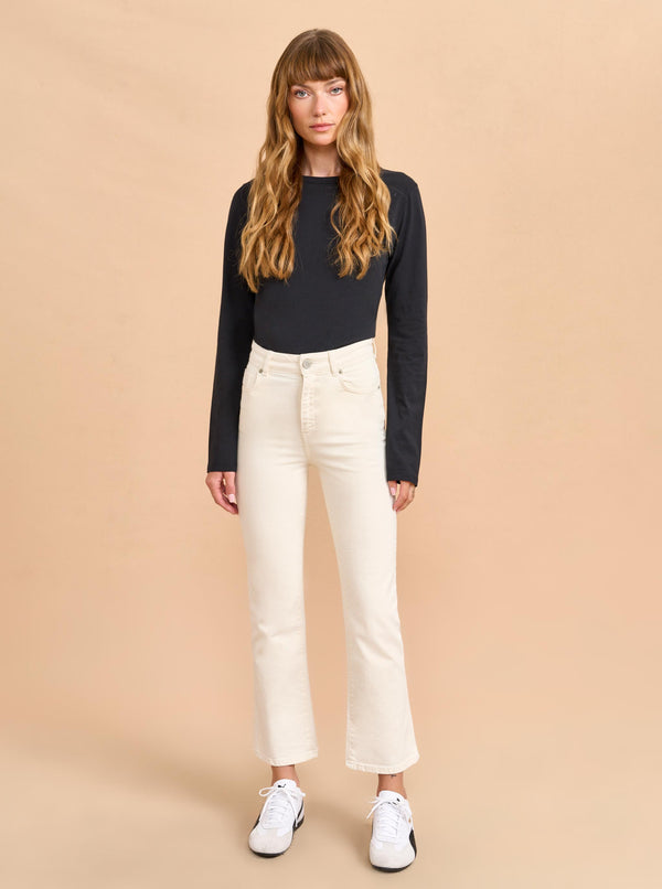 La Ligne Meredith High-Rise Cropped Flare Jean