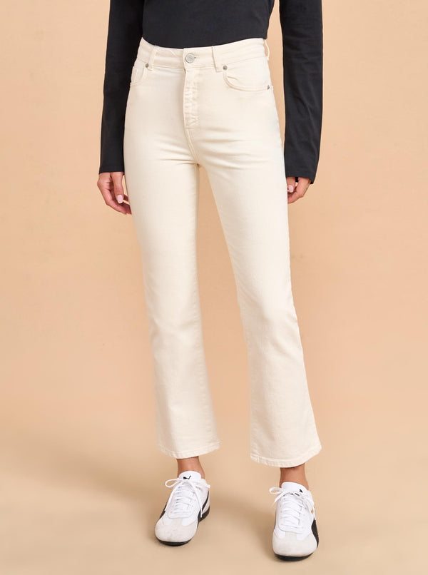 La Ligne Meredith High-Rise Cropped Flare Jean