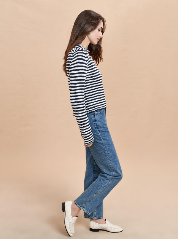 La Ligne Mini Marina Fine Stripe Sweater