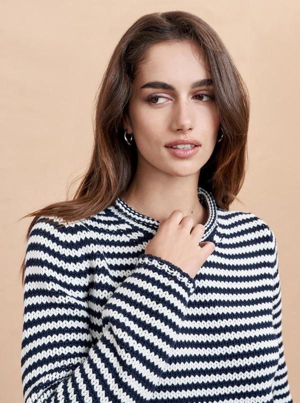 la ligne Mini Marina Fine Stripe Sweater
