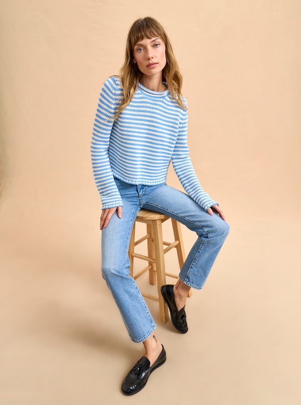 La Ligne Mini Marina Fine Stripe Sweater