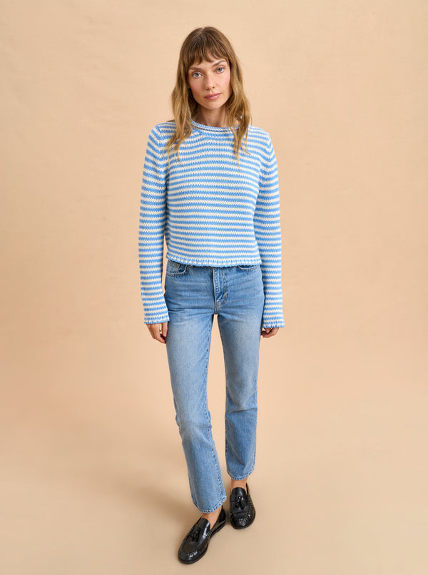 la ligne Mini Marina Fine Stripe Sweater