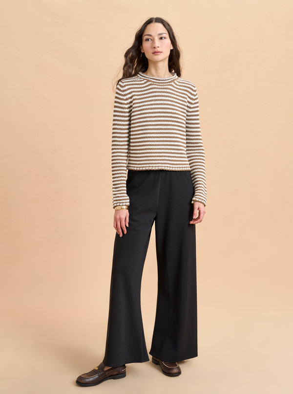 La Ligne Mini Marina Fine Stripe Sweater