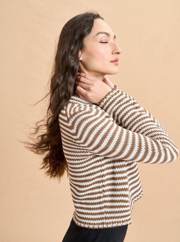 La Ligne Mini Marina Fine Stripe Sweater