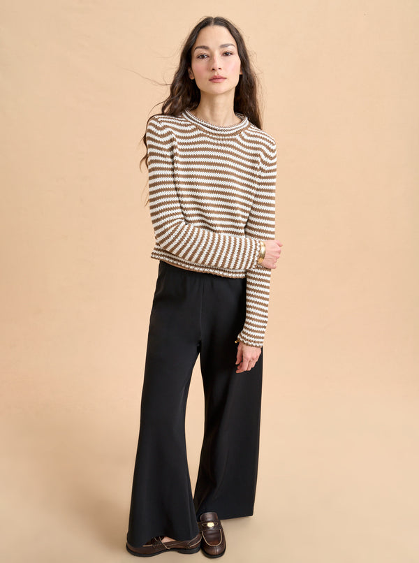 la ligne Mini Marina Fine Stripe Sweater