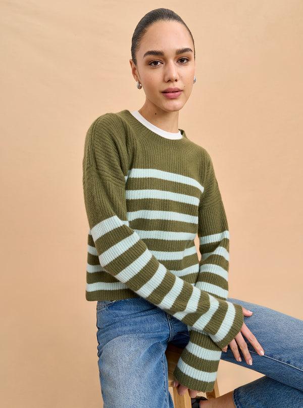 la ligne Mini Striped Toujours Sweater