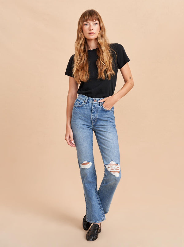 la ligne Molly High-Rise Straight Jean