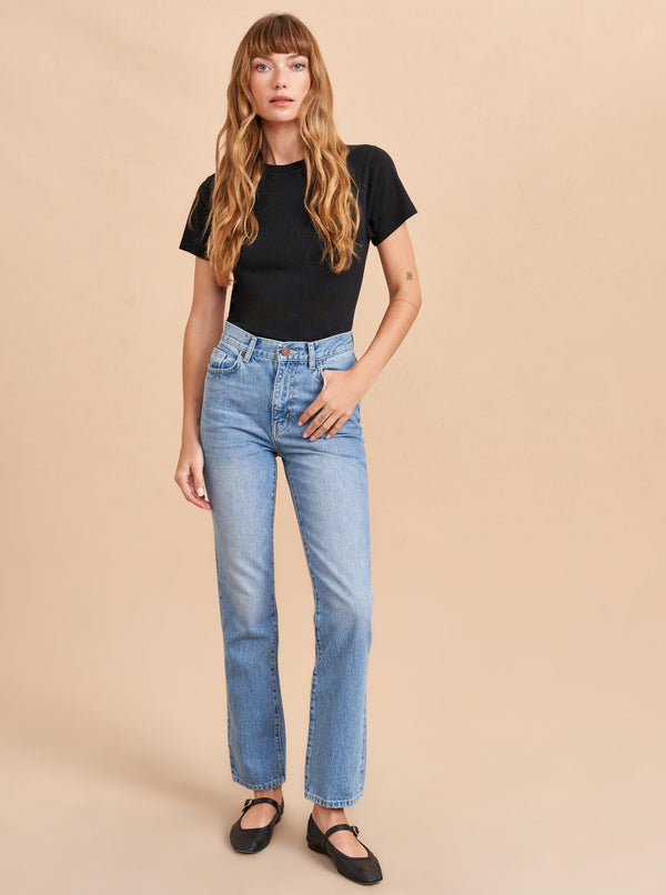 la ligne Molly High-Rise Straight Jean