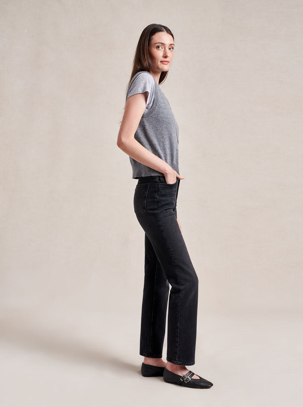 La Ligne Molly Stretch High-Rise Straight Jean
