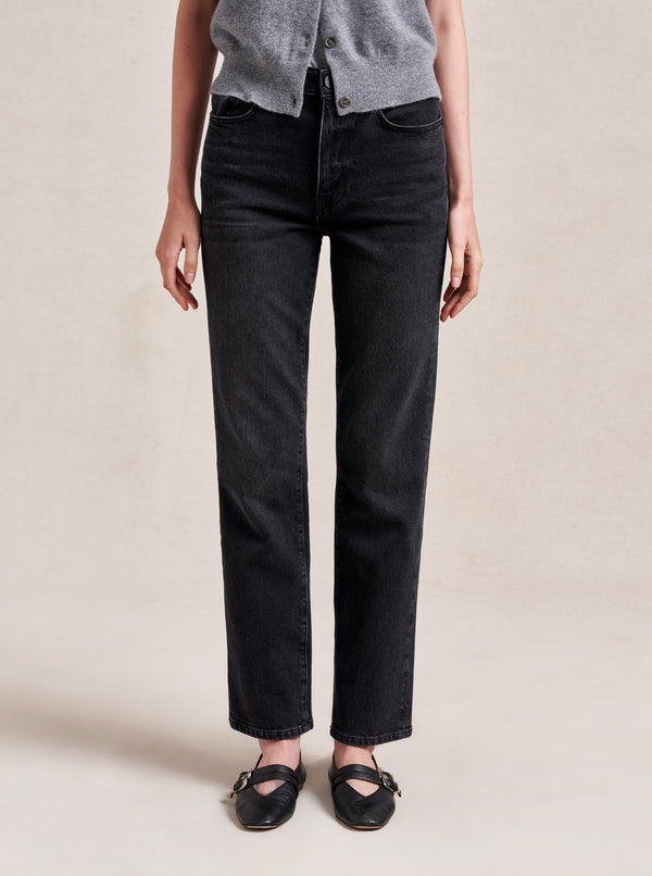 La Ligne Molly Stretch High-Rise Straight Jean