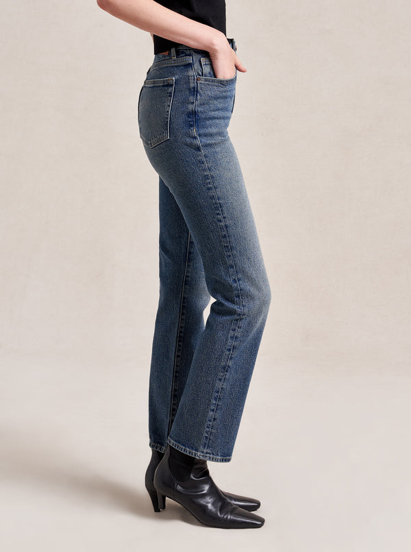 La Ligne Molly Stretch High-Rise Straight Jean