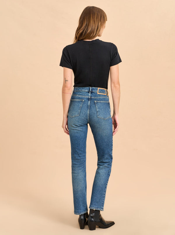 La Ligne Molly Stretch High-Rise Straight Jean
