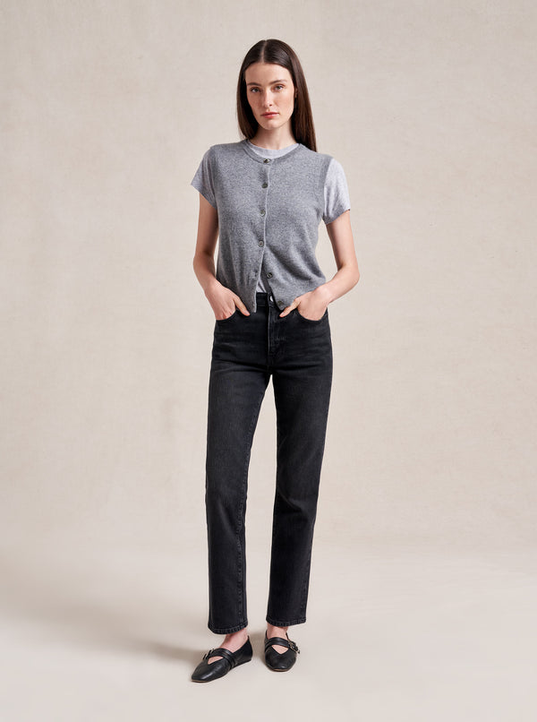 la ligne Molly Stretch High-Rise Straight Jean