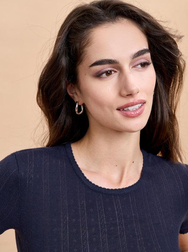 La Ligne Pointelle Tee