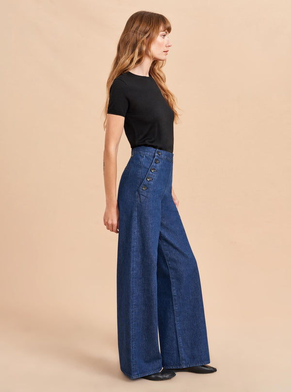 La Ligne Saylor High-Rise Wide-Leg Jean - Pre-Loved