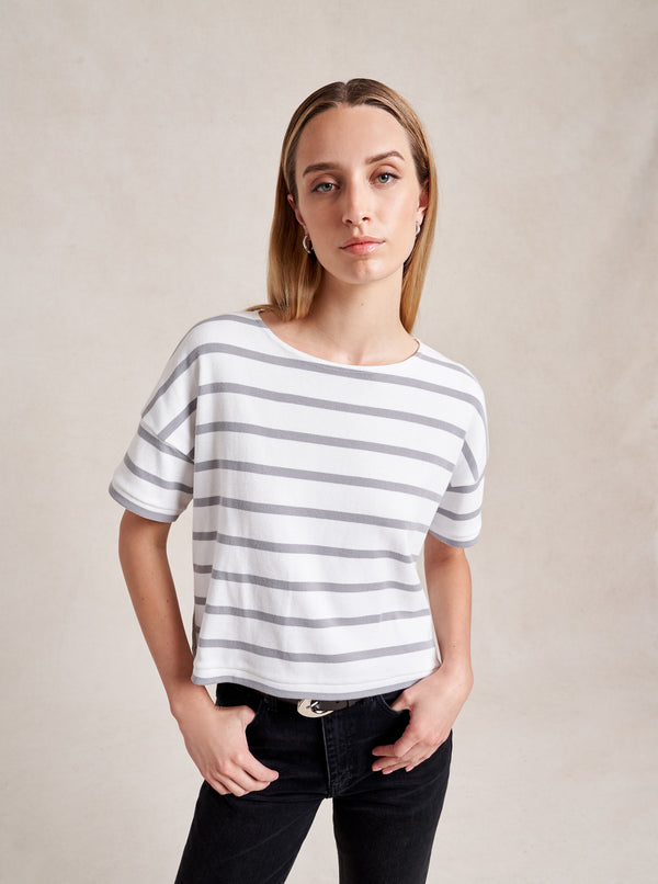 La Ligne Short Sleeve Breton Tee