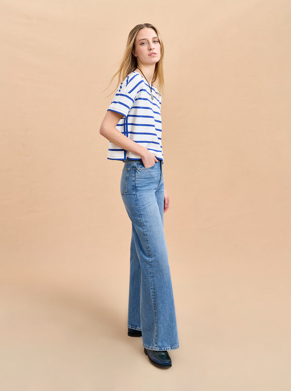 La Ligne Short Sleeve Breton Tee