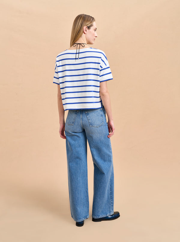 La Ligne Short Sleeve Breton Tee