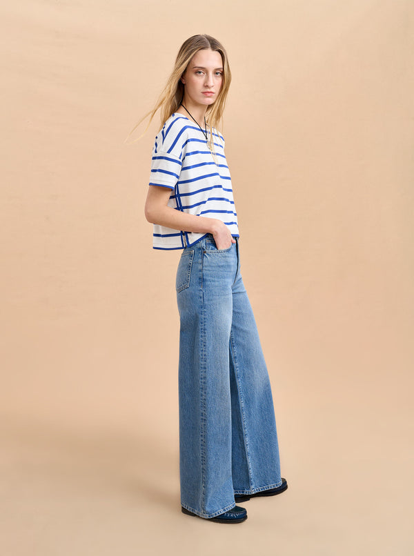 La Ligne Short Sleeve Breton Tee