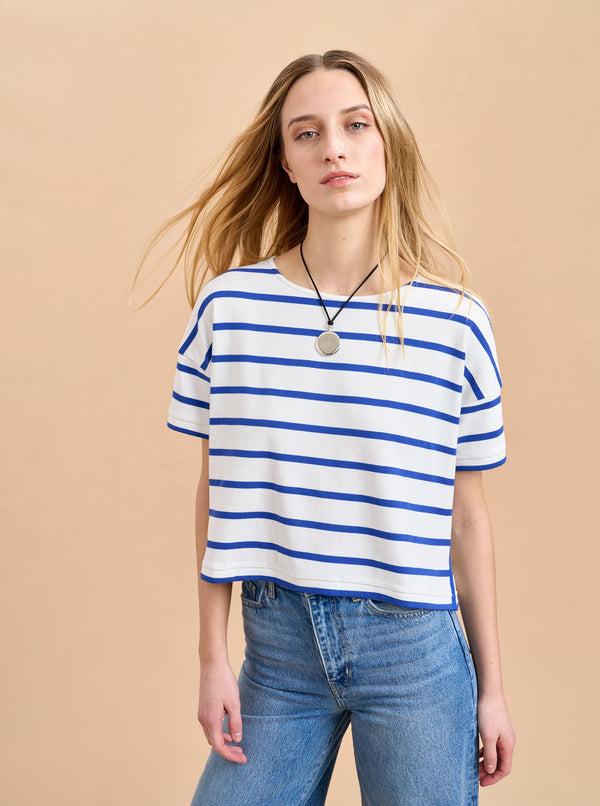 la ligne Short Sleeve Breton Tee