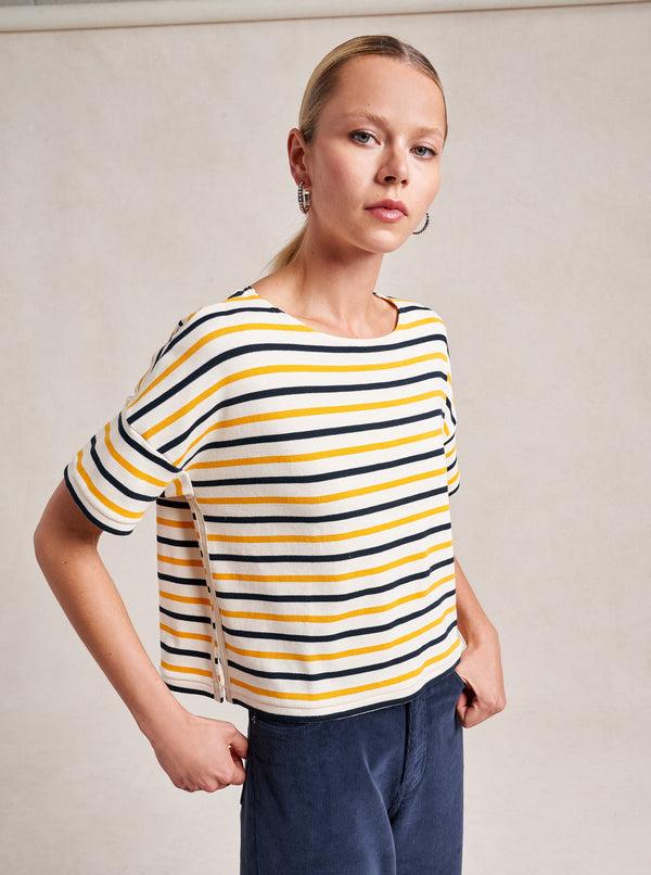 La Ligne Short Sleeve Breton Tee