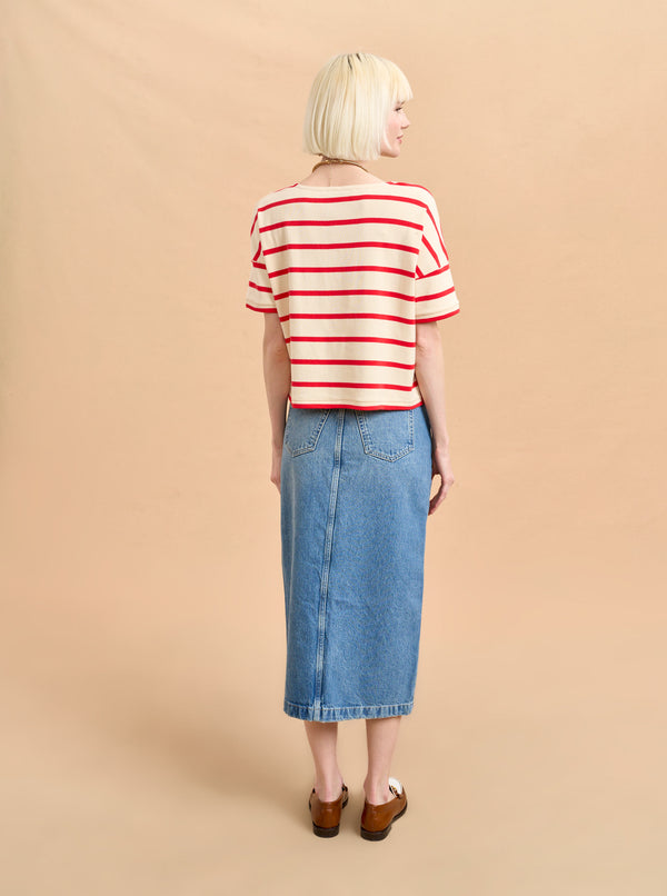 La Ligne Short Sleeve Breton Tee
