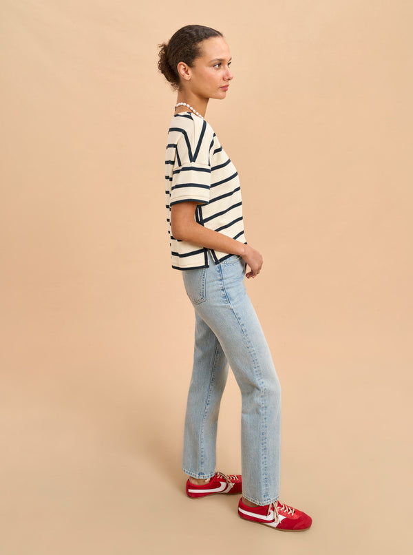 La Ligne Short Sleeve Breton Tee