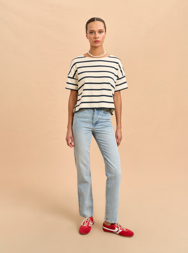 La Ligne Short Sleeve Breton Tee