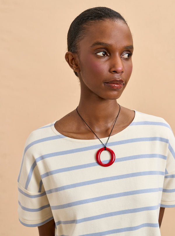 La Ligne Short Sleeve Breton Tee