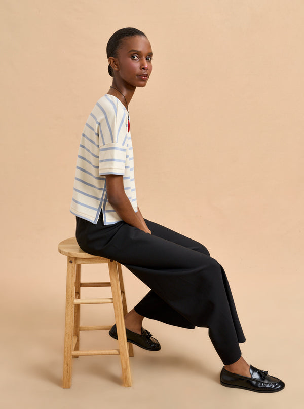 La Ligne Short Sleeve Breton Tee