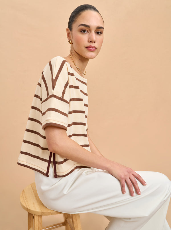 La Ligne Short Sleeve Breton Tee