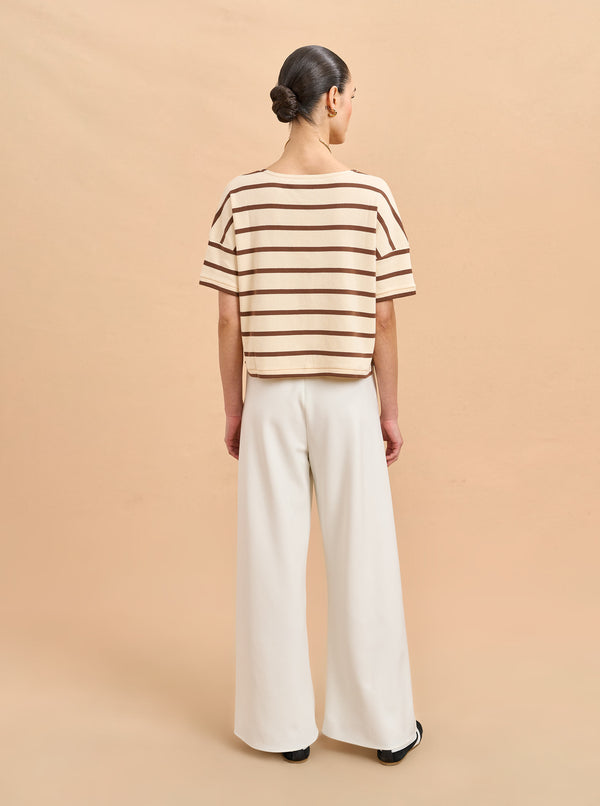 La Ligne Short Sleeve Breton Tee